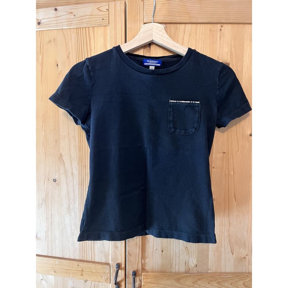 BURBERRY Blue Label Black T Shirt Size M